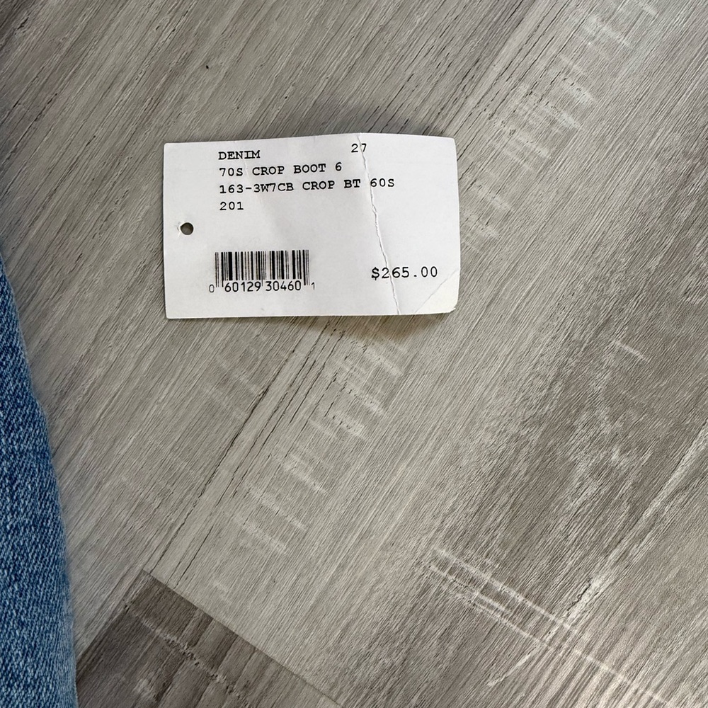 Re/Done  70s Crop  Jeans - Picture 6 of 6